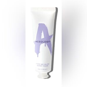 NWT ACEOLOGY HERE WE GLOW BERRY MASK